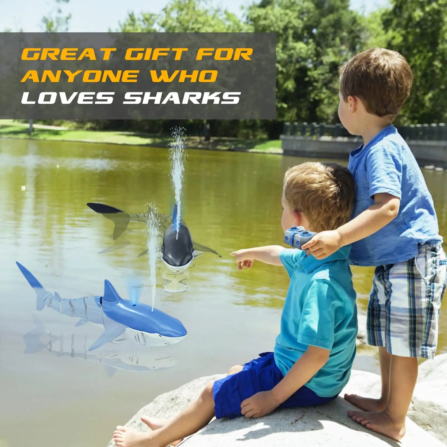 Smart Remote Controlled Shark Toy