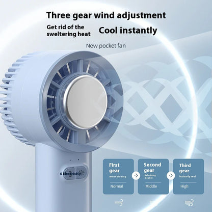 2024 Summer Gadget Handheld Turbo Jet Fan Mini Portable