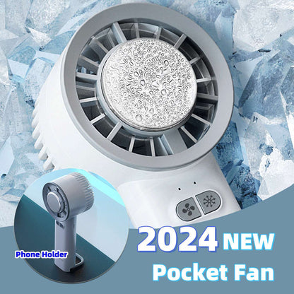 2024 Summer Gadget Handheld Turbo Jet Fan Mini Portable