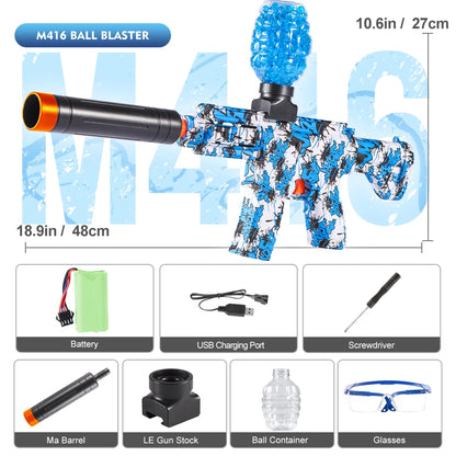 M416 Electric Rechargeable Gel Ball Blaster