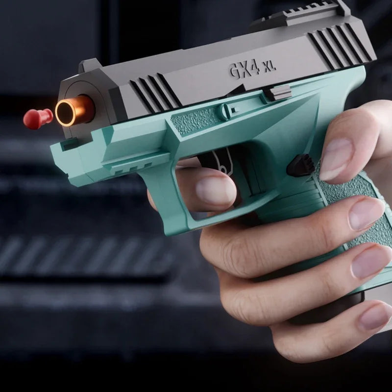 Continuous Shell Ejecting Mini Glock Toy Gun