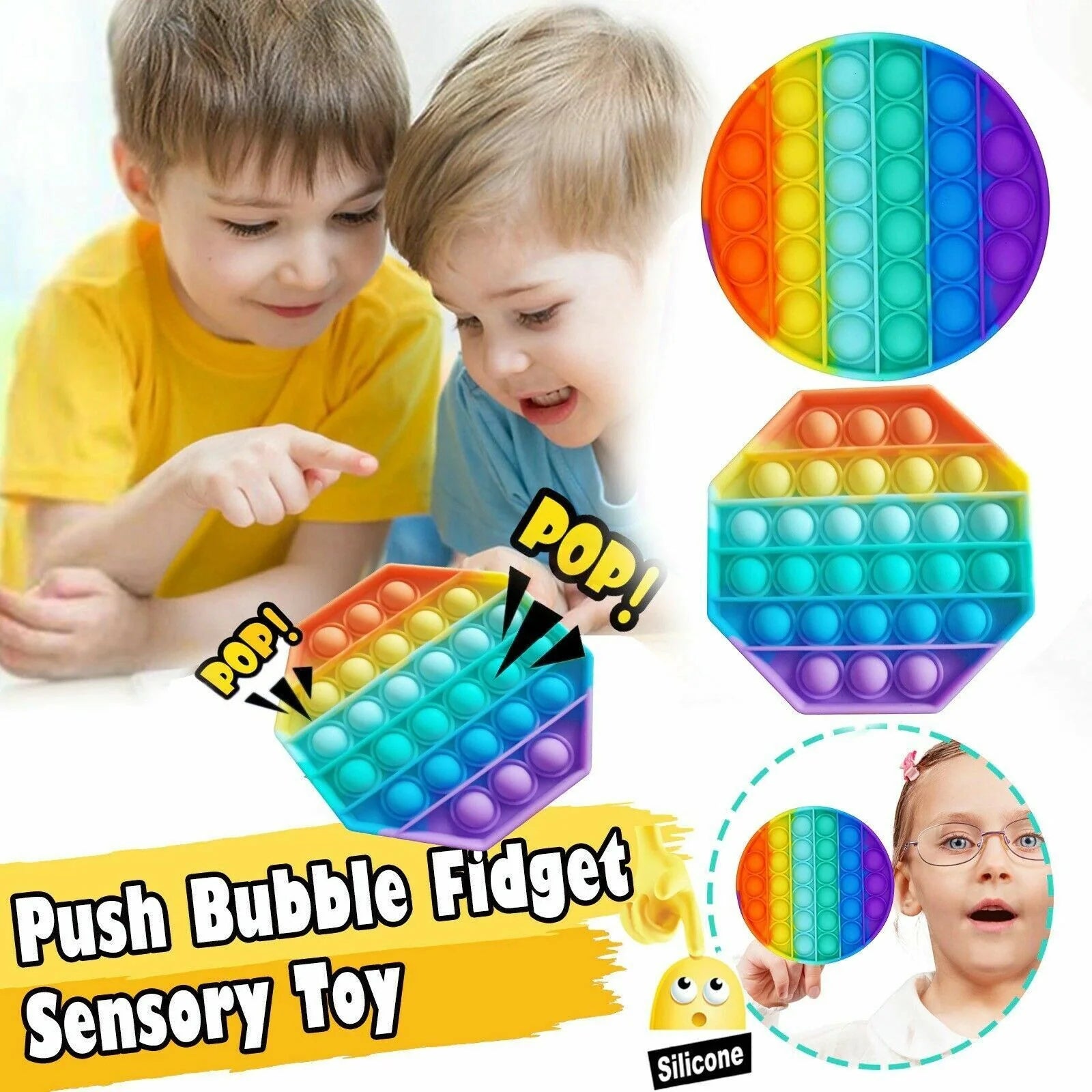 Fidget Toy Push Bubble Toy