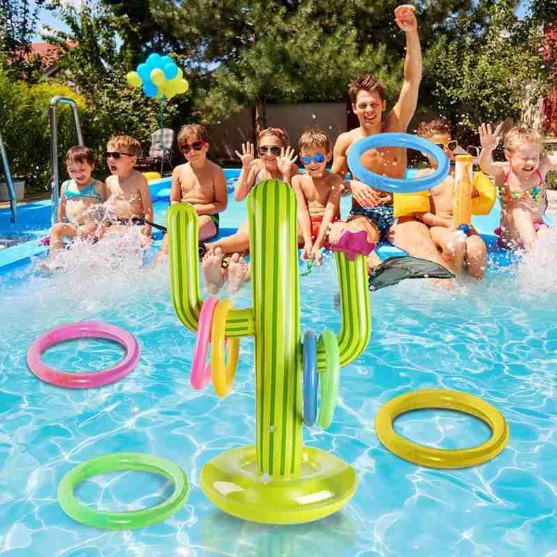 Inflatable Cactus Outdoor Swimming Pool Toss 