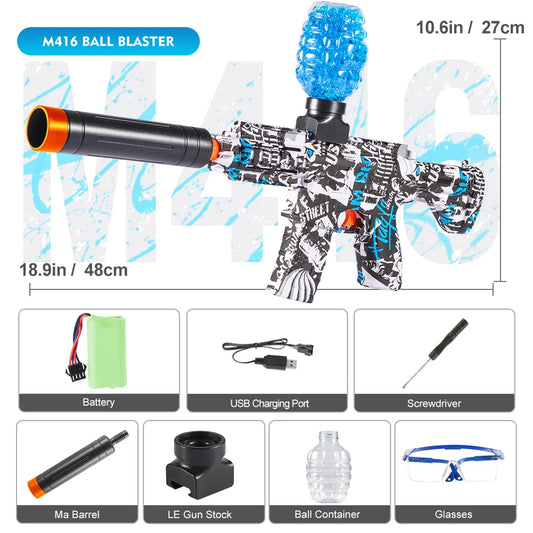 M416 Electric Rechargeable Gel Ball Blaster