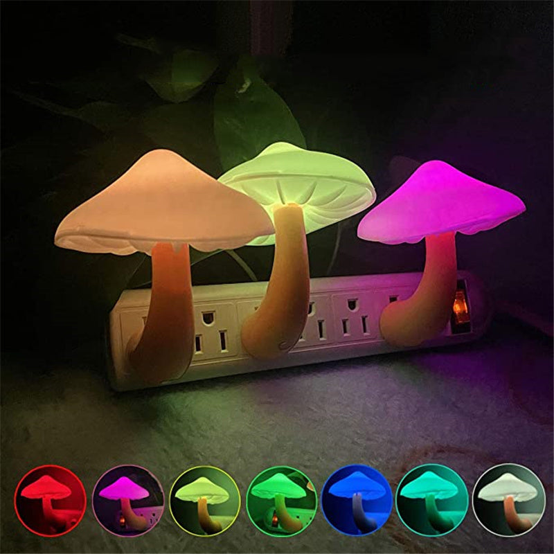 LED Night Lights Mushroom Shape 