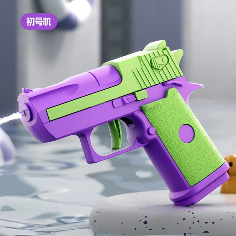 Mini Desert Eagle Water Gun Manual Moving Slide