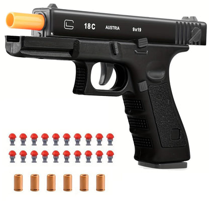 Semi Automatic Shell Ejecting Soft Bullet Glock Toy