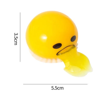 Funny Squeeze Toys Puking Egg Yolk Stress Toy