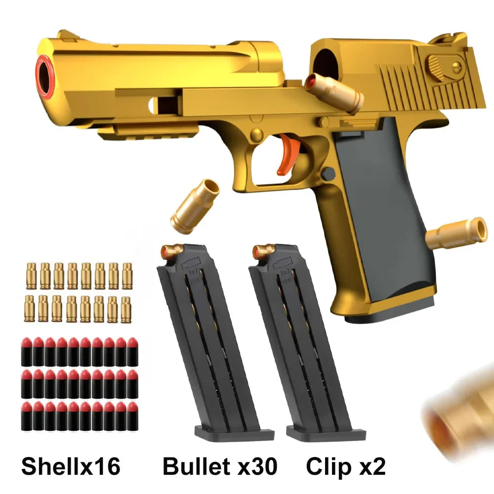 Shell Ejecting Desert Eagle Foam Gun