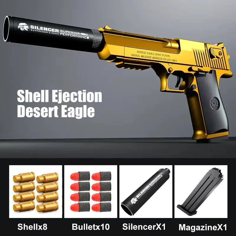 Shell Ejecting Desert Eagle Foam Gun