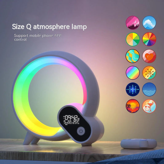 Creative Q Light Analog Sunrise LED Digital Display Bluetooth