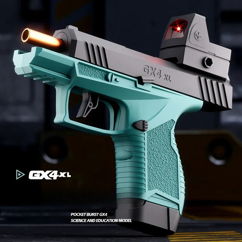 Continuous Shell Ejecting Mini Glock Toy Gun