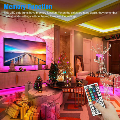 32FT LED LED Strip Light Flexible With RGB Remote