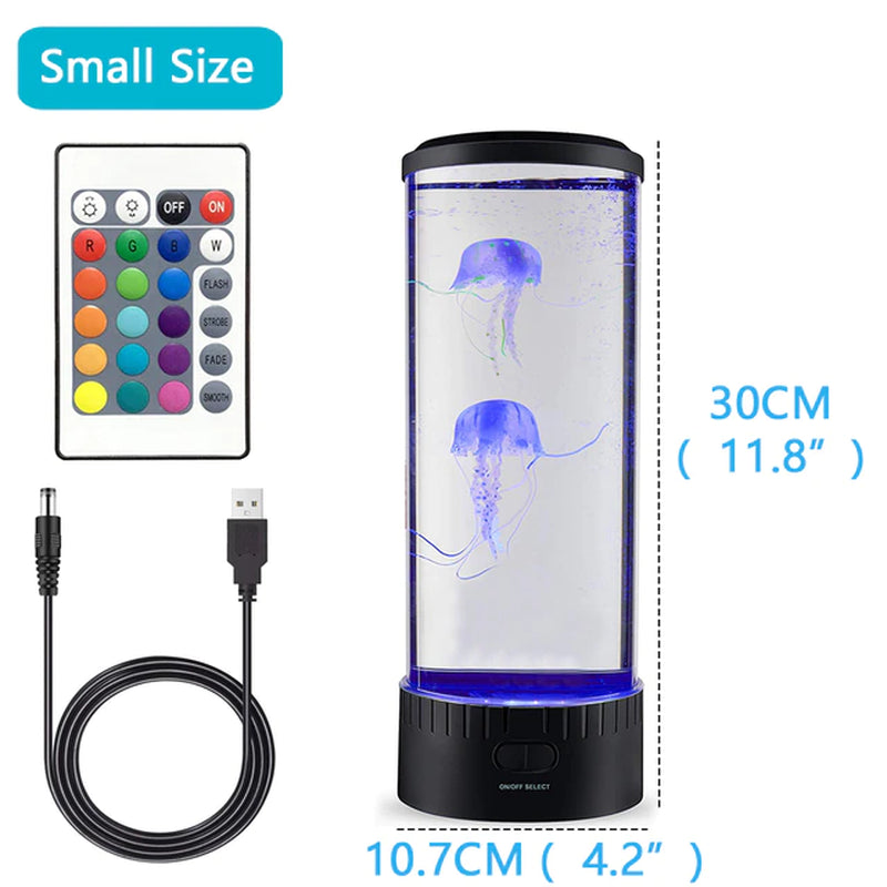 Jellyfish Lamp Color Changing Remote Control Aquarium