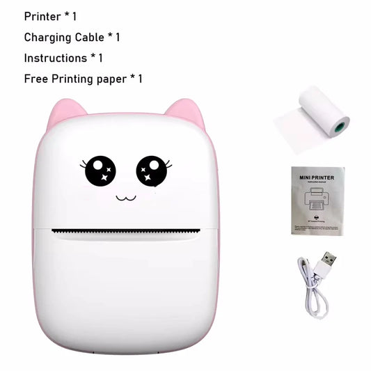 Mini Portable Wireless Bluetooth Printer 