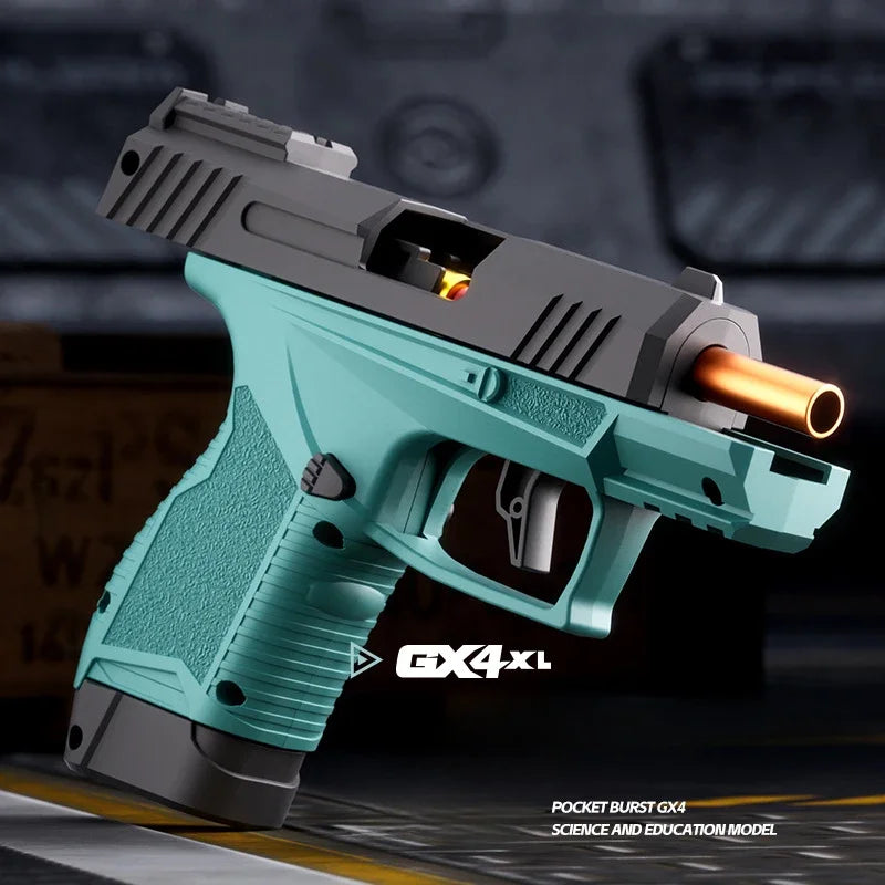 Continuous Shell Ejecting Mini Glock Toy Gun